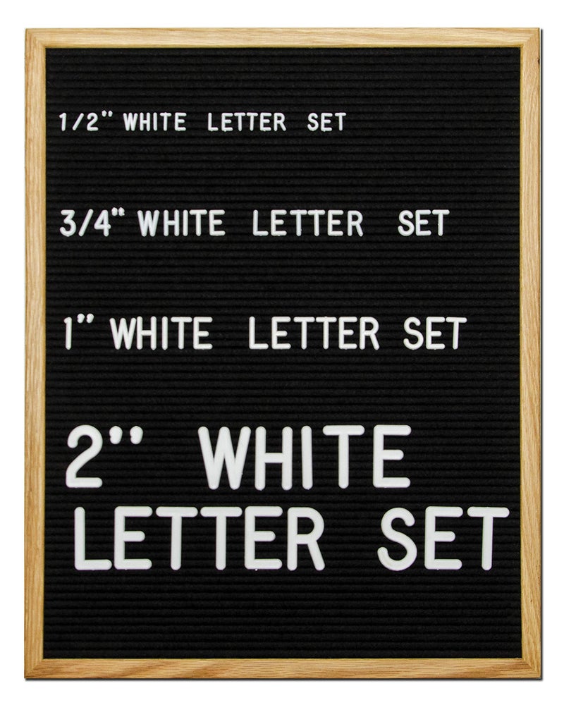 Felt Like Sharing Plastic Letter Board Letters (White Letters - 1/2â€, 326 Pieces) â€“ Changeable Characters & Symbols Felt Board Accessories â€“ Cute Message Board Letters Set for Creative Room Decor - Image 3